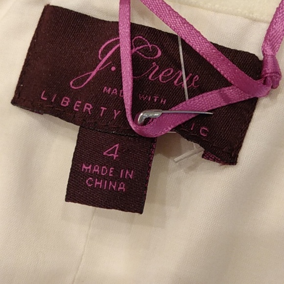 J. Crew Liberty Of London Dress Claire Aude One Shoulder Ditsy Floral 4 - Picture 9 of 10